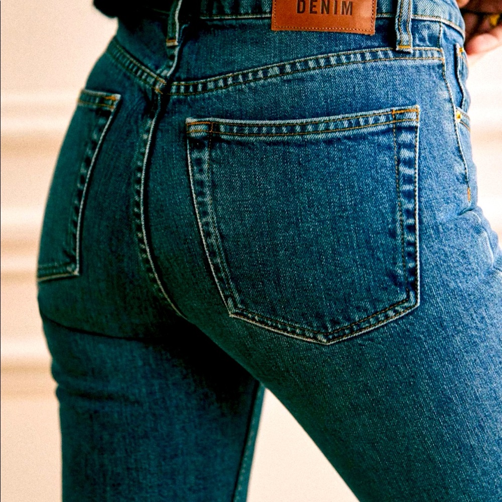 Sezane brut sexy blue denim